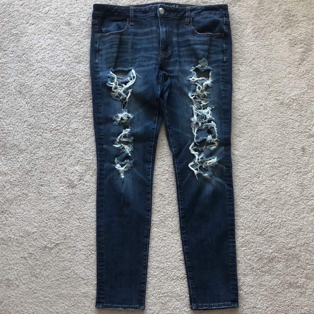 American Eagle Skinny Distressed Jeggings